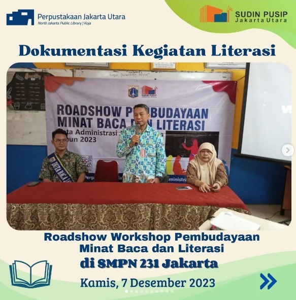 Roadshow Workshop Pembudayaan Minat Baca Dan Literasi